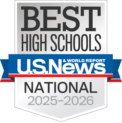 US News & World Report Best High School National 2025-2026 Badge