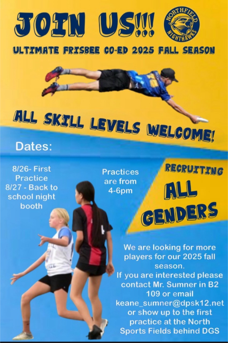 Flyer with how to join information.